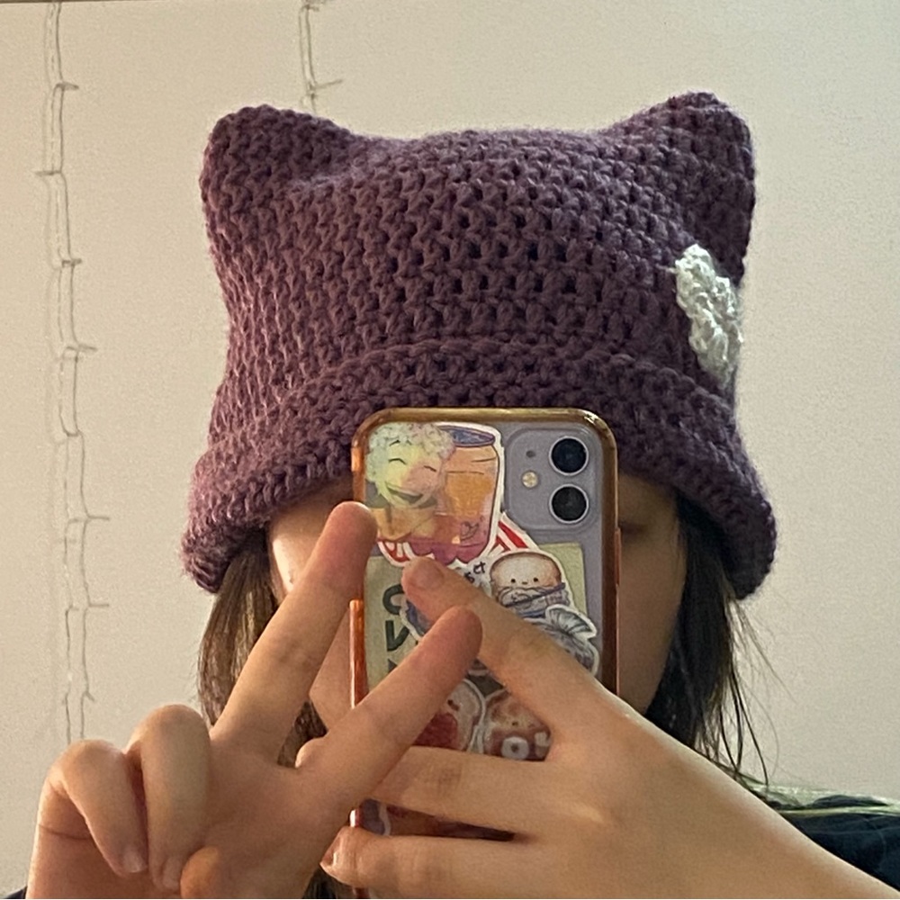 Nanami hat from Kamisama kiss; crochet cat hat